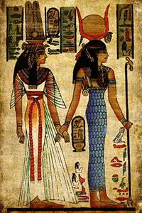 Фараон и жрица