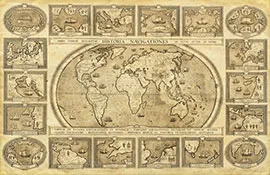 Древняя карта Мира