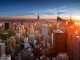 Нью-Йорк на рассвете 