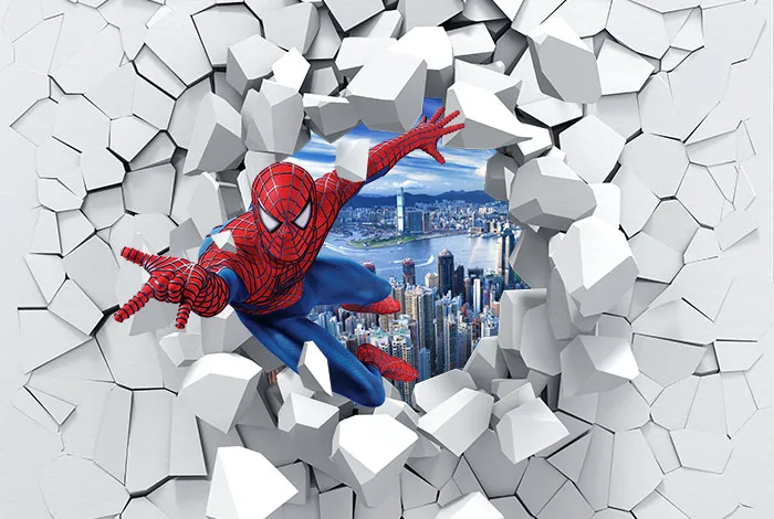 Фотообои Человек-паук 3D